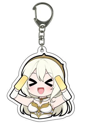 Gantungan Kunci Akrilik VTuber Fania Anelia (Pose Lightstick)